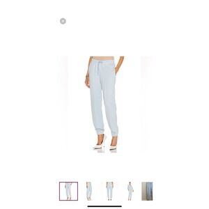 Wardrobe.NYC Baby Blue Terry Cotton Track Pants Joggers Sz S/38 Made in Portugal